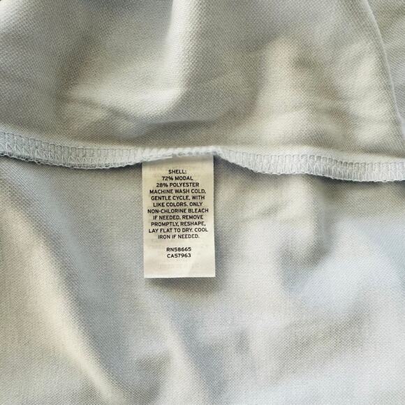 Open Edit Reversible 2 Way Maxi Dress Modal Size Medium Feather Blue Side Slit - Picture 6 of 8